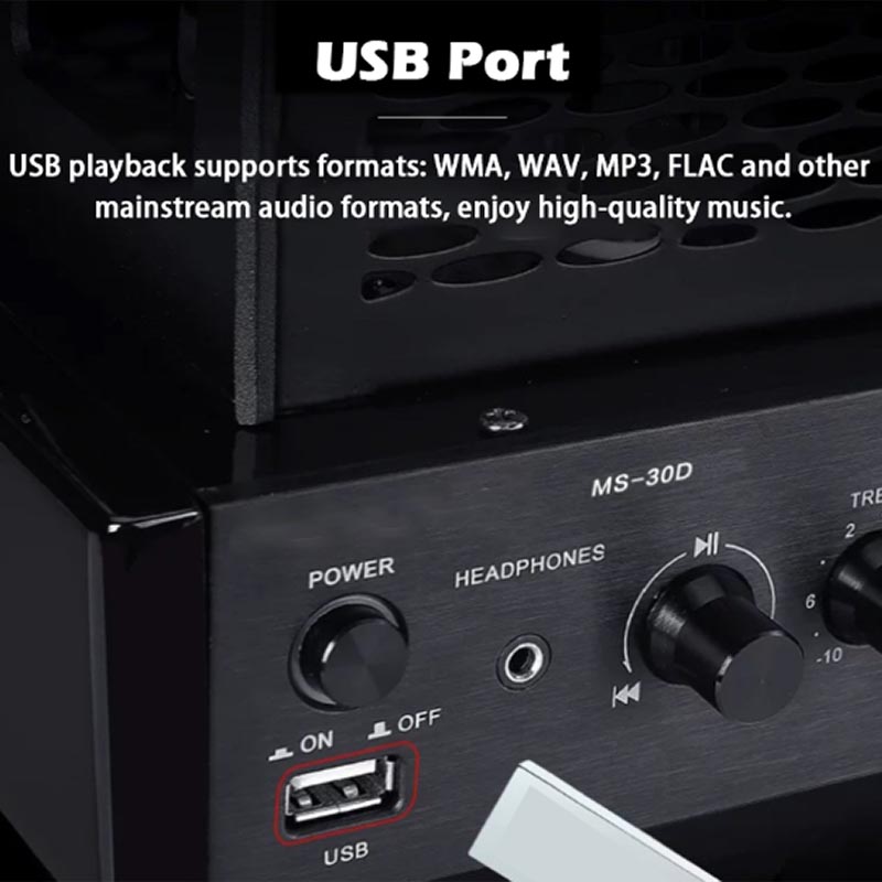 Audio Youtube Music Free - เครื่องขยายเสียงหลอดสุญญากาศ HIFI 2.1Ch บลูทูธ 5.0 รองรับสัญญาณออปติคอลและโคแอกเชียล