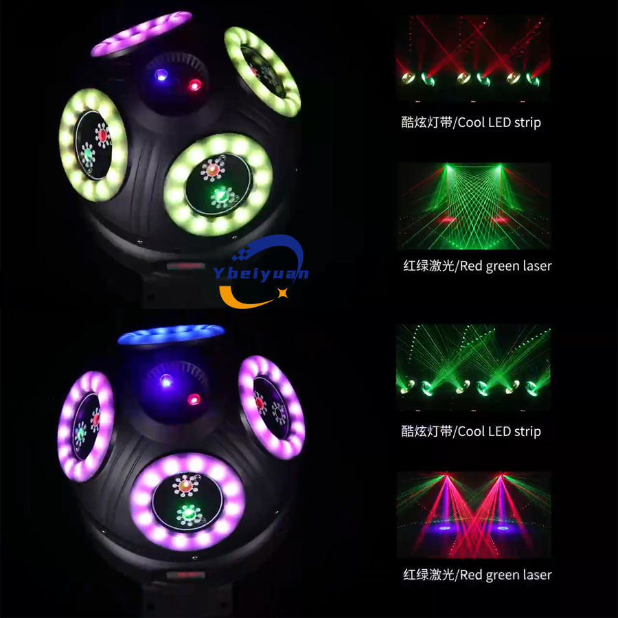 Audio Music By - 60W เลเซอร์เอฟเฟคไลท์ ดีเจ ดิสโก้ สโตรบเลเซอร์ DMX512