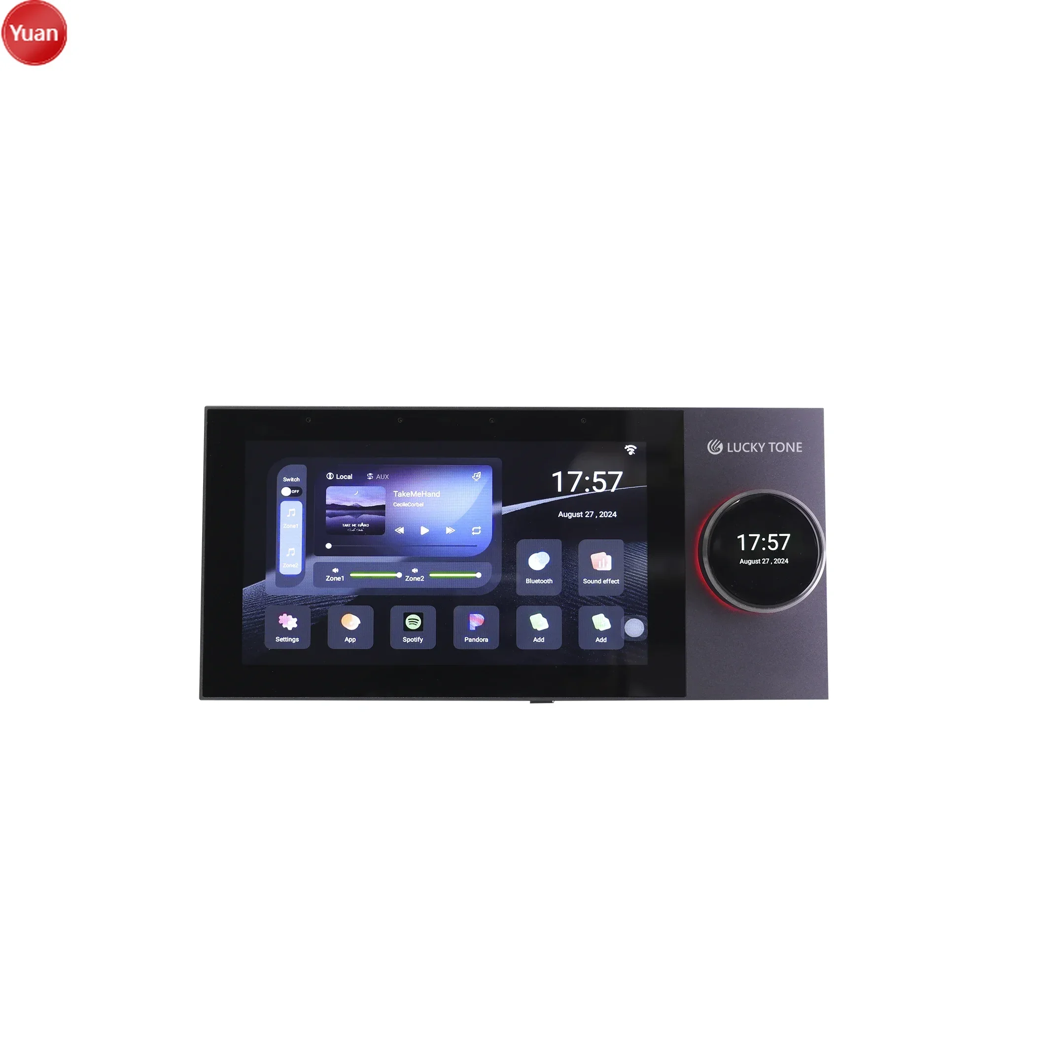 Audio Music In Background - แผงควบคุมบ้านอัจฉริยะ M Wall Amplifier Tuya Zigbee