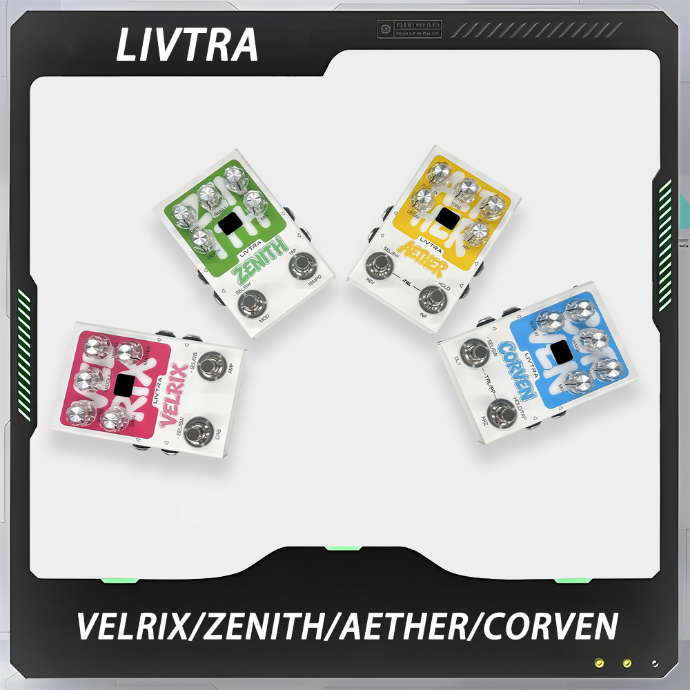 Audio Music Effect - LIVTRA VELRIX AETHER CORVEN ZENITH ดิจิตอลรีเวิร์บเพดัล