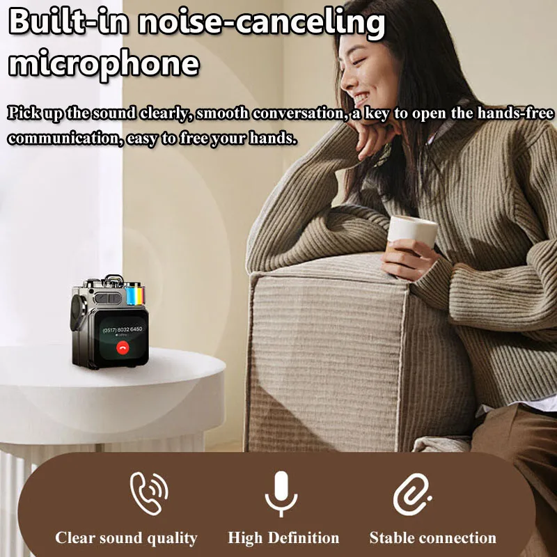ลําโพงบลูทูธสมาร์ทหน้าจอสัมผัส - Audio Music Player App บทวิจารณ์และราคา