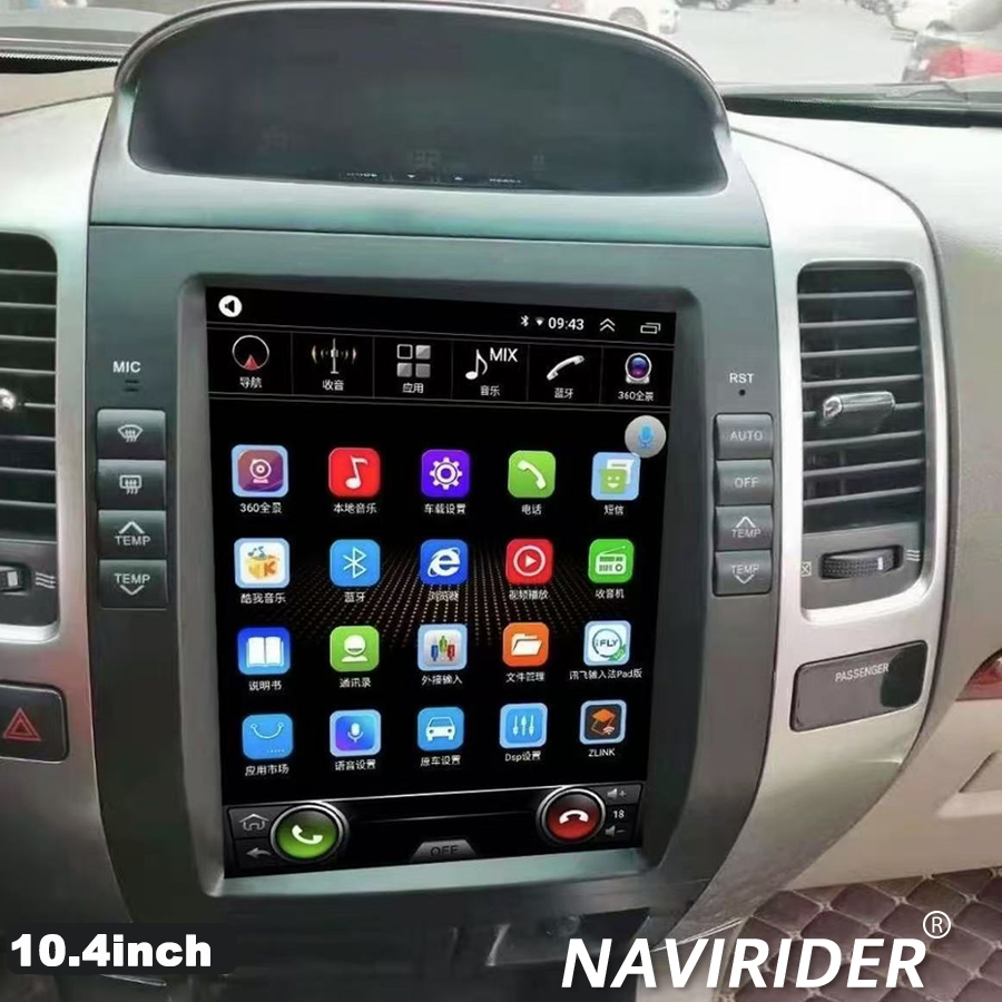 10.4 นิ้วหน้าจอแนวตั้งไร้สายบล - Audio Music Car บทวิจารณ์และราคา
