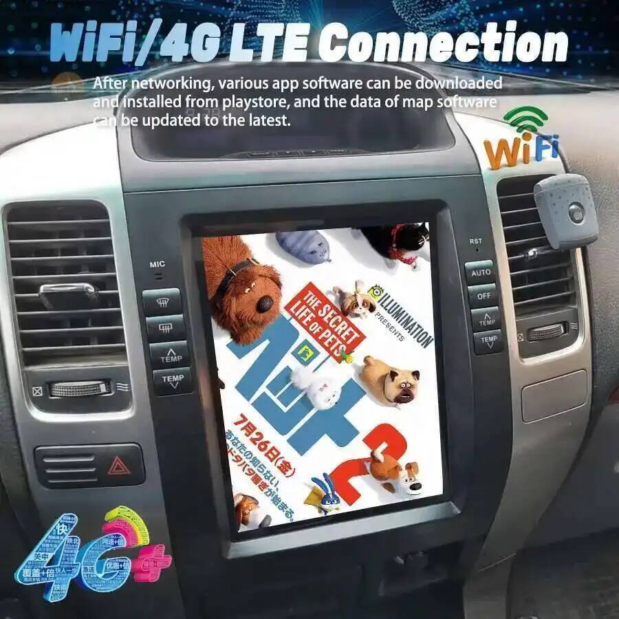 10.4 นิ้วหน้าจอแนวตั้งไร้สายบล - Audio Music Car บทวิจารณ์และราคา
