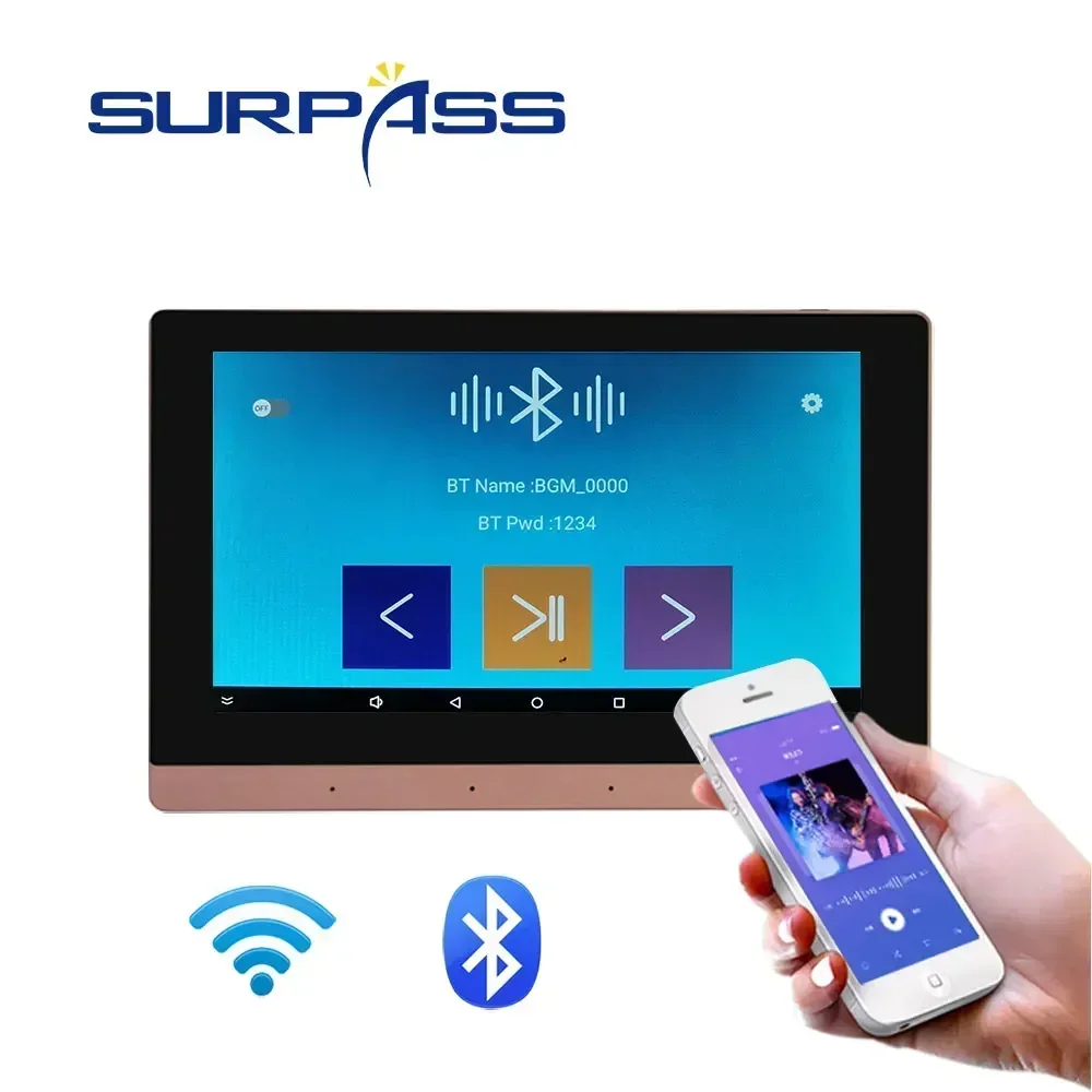7 นิ้ว WiFi In Wall เครื่องขยา - Audio Music In Background บทวิจารณ์และราคา