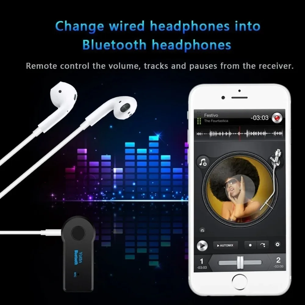 บลูทูธ 4.2 บลูทูธ 4.2 อะแดปเตอ - Audio Music Car บทวิจารณ์และราคา