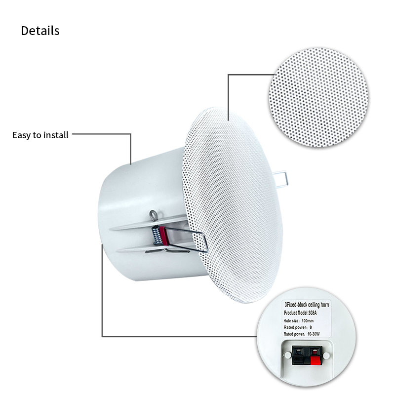 3 นิ้ว 8Ohm เสียงรอบทิศทางลําโ - Audio Music In Background บทวิจารณ์และราคา