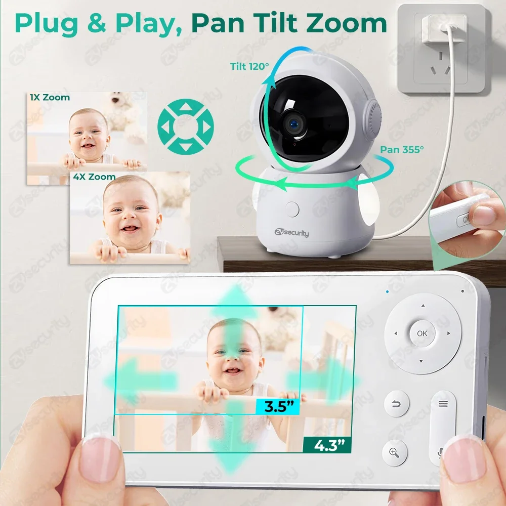 WiFi Baby Monitor พร้อม App Co - Audio Music Google บทวิจารณ์และราคา