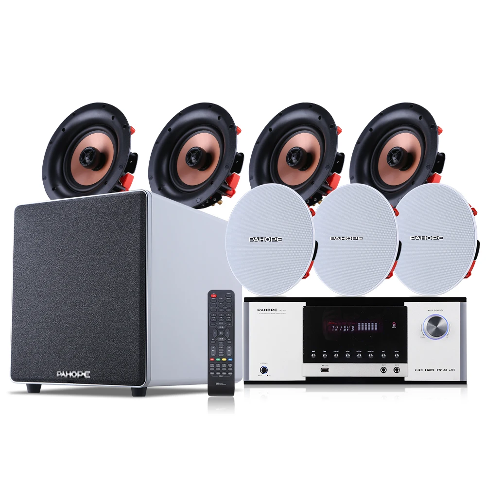 ชุดลำโพงติดเพดานโฮมเธียเตอร์ 7 - Audio Music In Background บทวิจารณ์และราคา