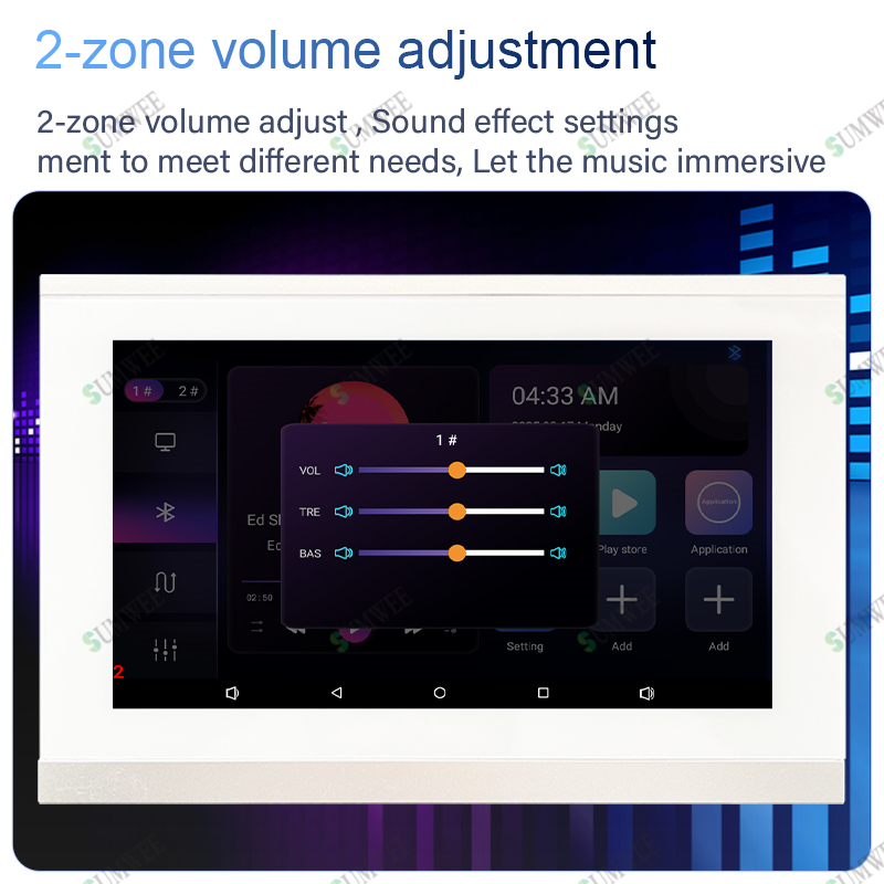 หน้าจอสัมผัสขนาด 7 นิ้ว 2 โซน  - Audio Music In Background บทวิจารณ์และราคา