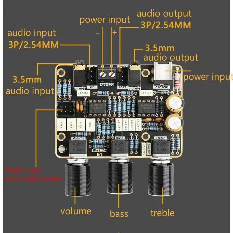 SOTAMIA NE5532 เพลงไฮไฟเสียง P - Audio Music Effect บทวิจารณ์และราคา