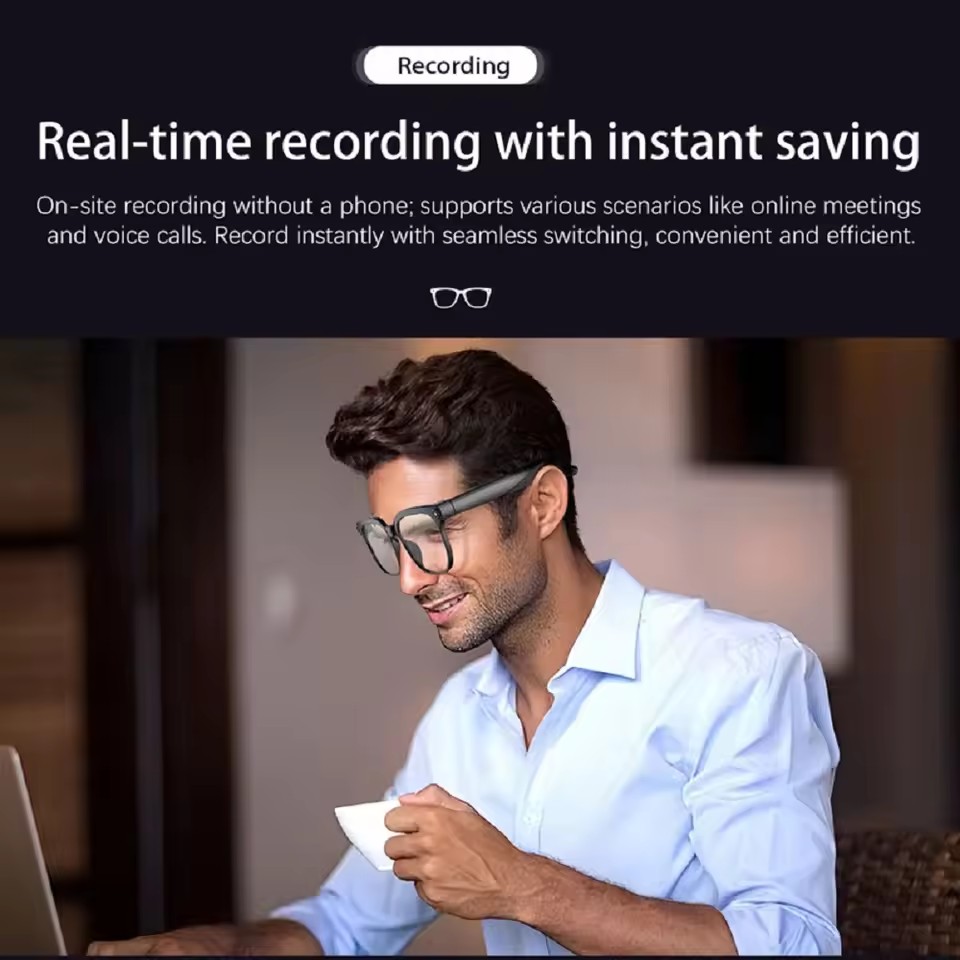 แว่นตาอัจฉริยะ M02S AI กล้อง 8 - Audio Music To Video Ai Free บทวิจารณ์และราคา