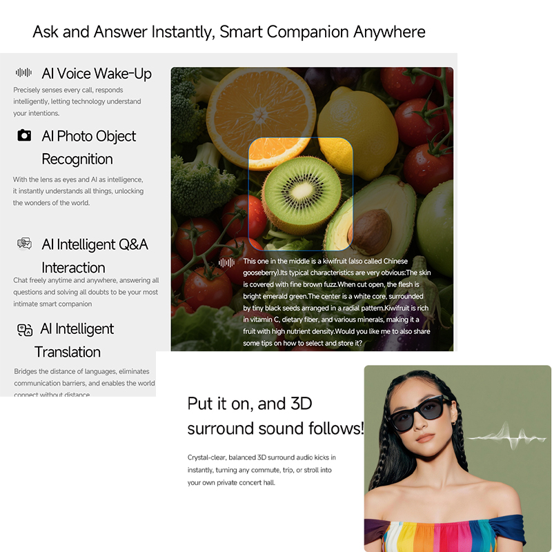 แว่นตาอัจฉริยะ AI ปี 2026 กล้อ - Audio Music To Video Ai Free บทวิจารณ์และราคา