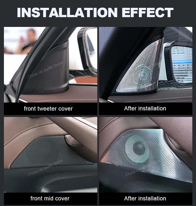 ฝาครอบลำโพงทวีตเตอร์ LED สำหรั - Audio Music Car บทวิจารณ์และราคา