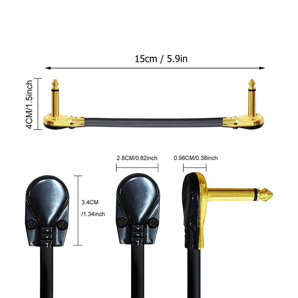สายแพทช์กีตาร์มืออาชีพ 3 ชิ้นส - Audio Music Effect บทวิจารณ์และราคา