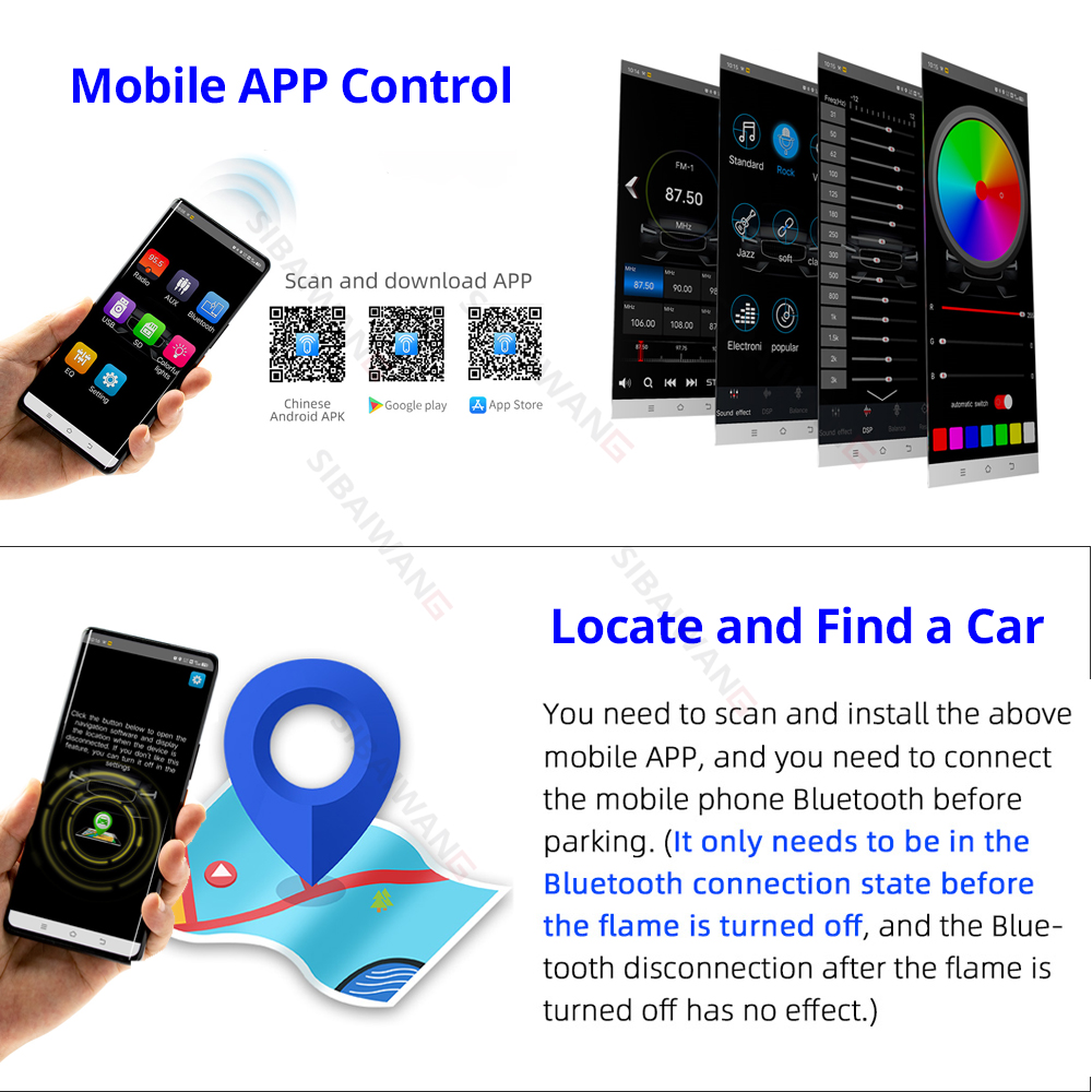 วิทยุติดรถยนต์ 1 DIN เครื่องเล - Audio Music Player App บทวิจารณ์และราคา