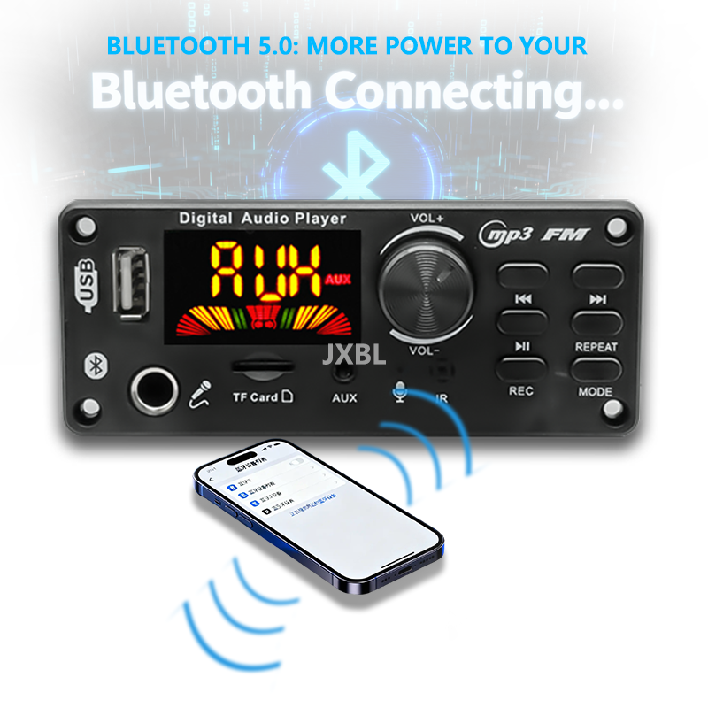 บอร์ดถอดรหัส MP3 บลูทูธ 5.0 กำ - Audio Music Car บทวิจารณ์และราคา