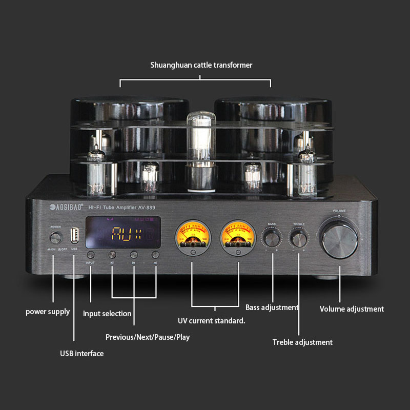 【ฮิต】แอมพลิฟายเออร์หลอดสูญญากา - Audio Youtube Music Free บทวิจารณ์และราคา