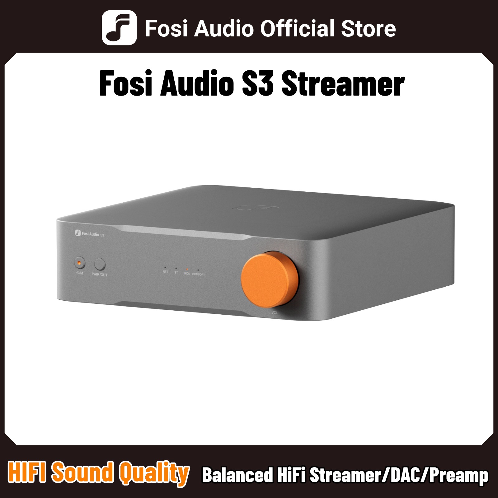 Fosi Audio S3 เครื่องเล่นเพลงไ - Audio Music Google บทวิจารณ์และราคา