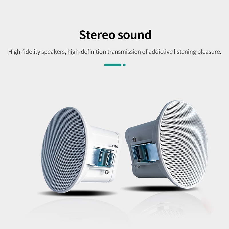 2 นิ้ว มินิ 8 โอห์มลำโพงติดเพด - Audio Music In Background บทวิจารณ์และราคา